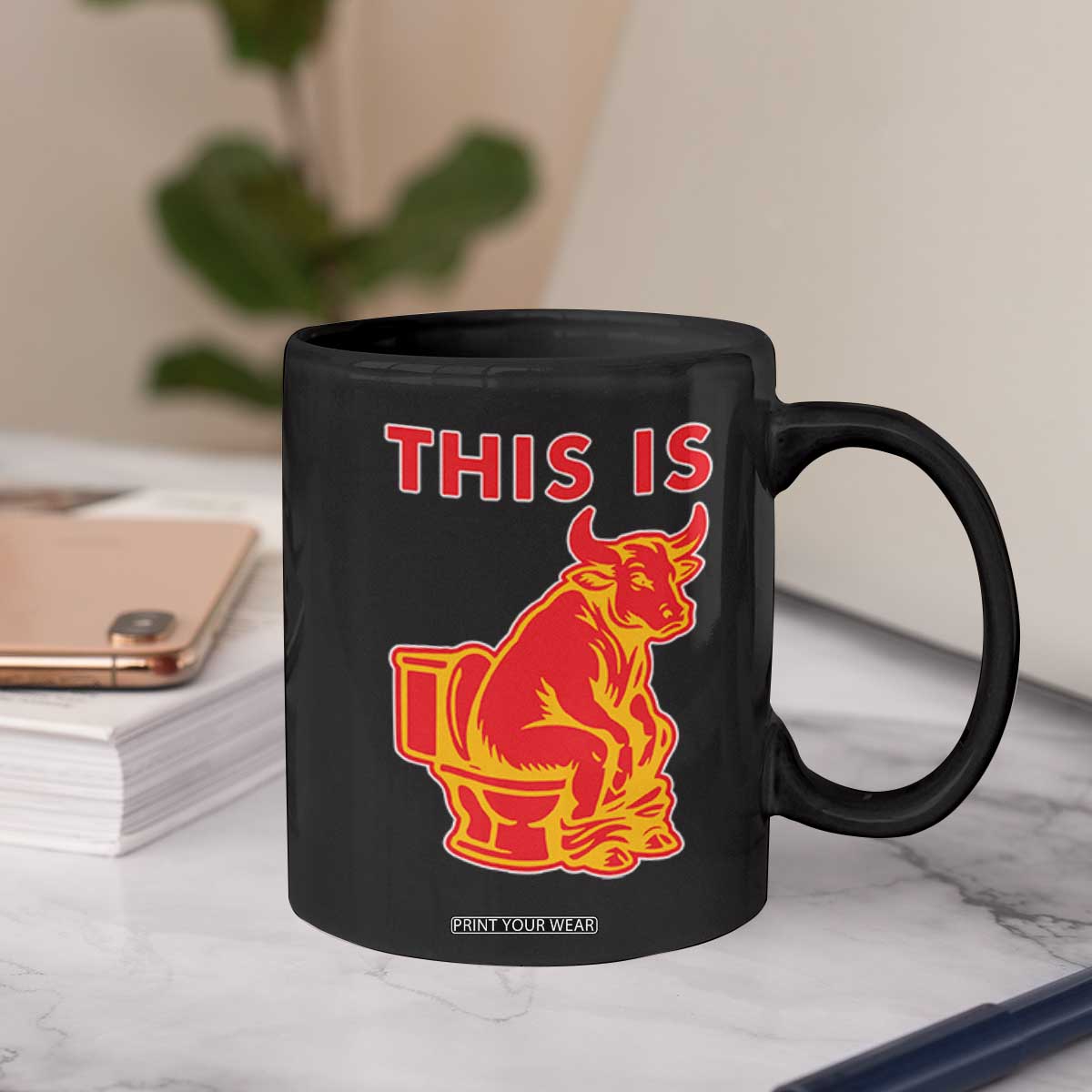 This Is Bull Shit Coffee Mug Bullshit Sarcastic Embarrassing Gag Gifts TS10 Print Your Wear
