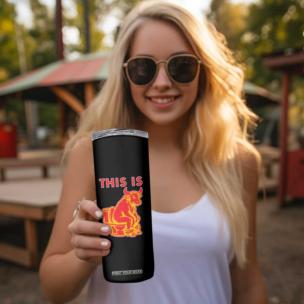 This Is Bull Shit Skinny Tumbler Bullshit Sarcastic Embarrassing Gag Gifts TS10 Print Your Wear