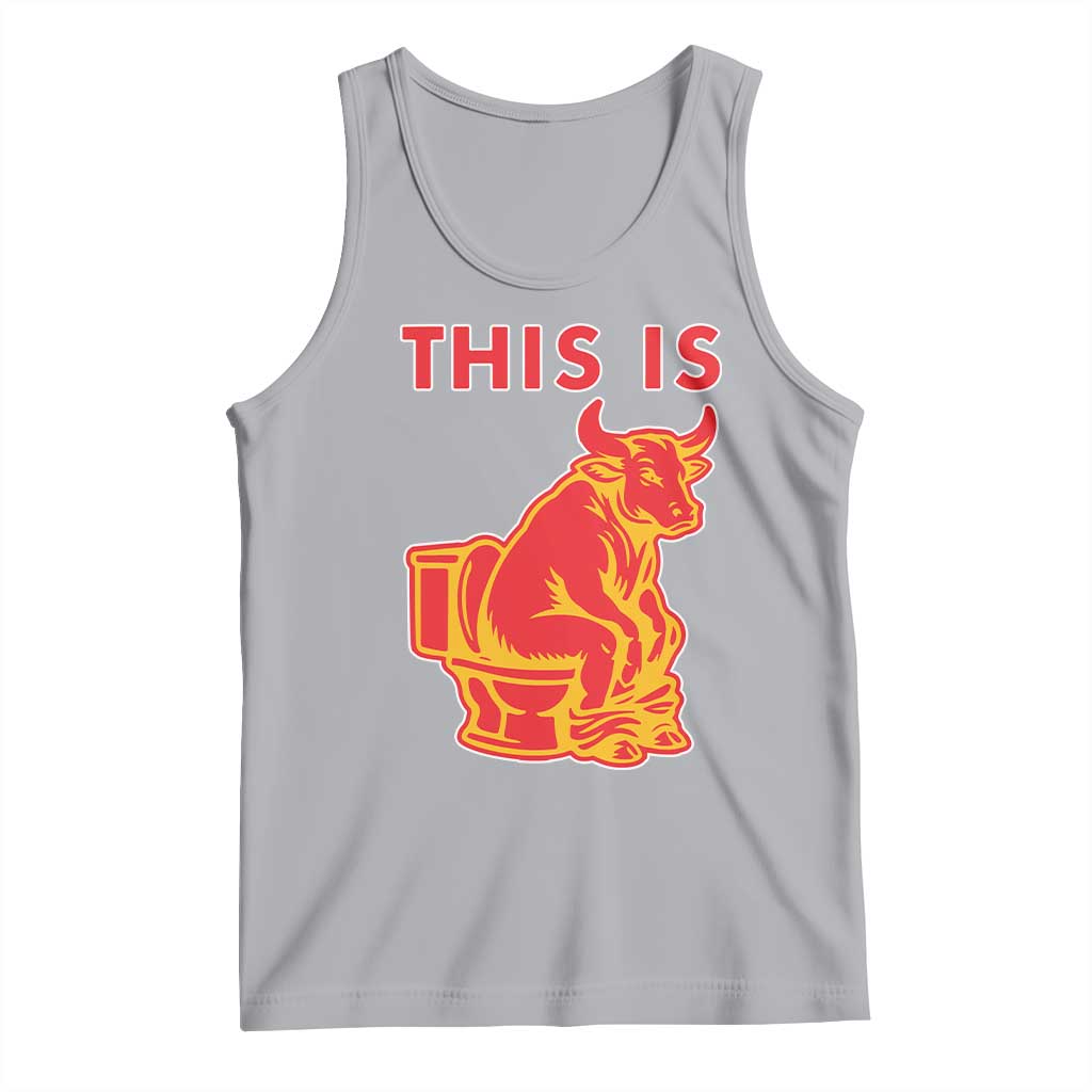 This Is Bull Shit Tank Top Bullshit Sarcastic Embarrassing Gag Gifts TS10 Athletic Heather Print Your Wear