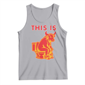 This Is Bull Shit Tank Top Bullshit Sarcastic Embarrassing Gag Gifts TS10 Athletic Heather Print Your Wear