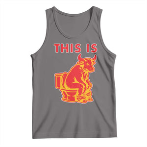 This Is Bull Shit Tank Top Bullshit Sarcastic Embarrassing Gag Gifts TS10 Deep Heather Print Your Wear