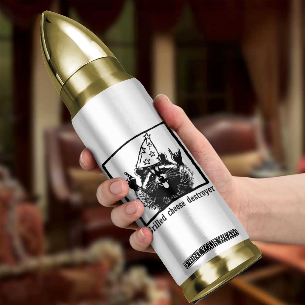 Vintage Raccoon Bullet Tumbler Retro Silly Trash Panda Meme TS10 Print Your Wear