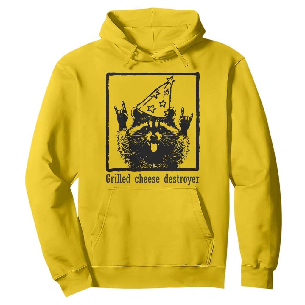 Vintage Raccoon Hoodie Retro Silly Trash Panda Meme TS10 Daisy Print Your Wear