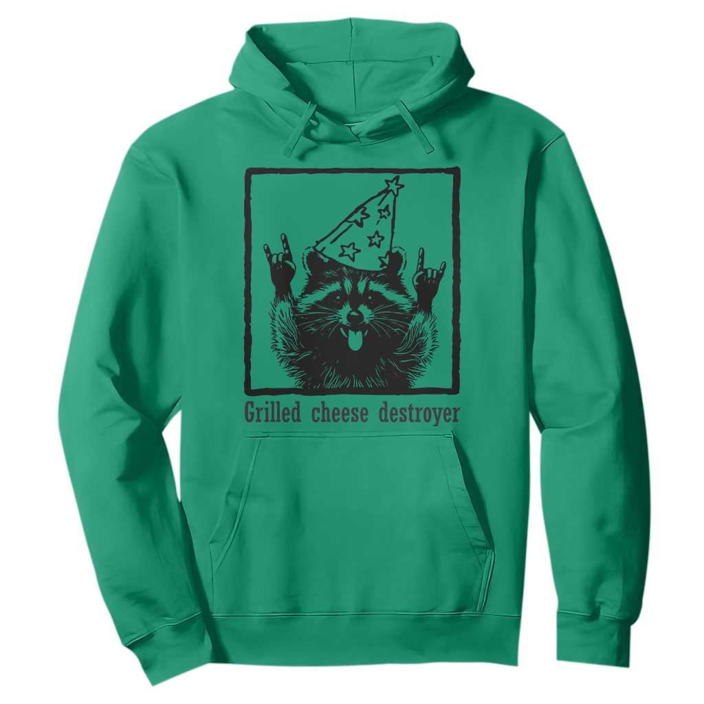 Vintage Raccoon Hoodie Retro Silly Trash Panda Meme TS10 Irish Green Print Your Wear
