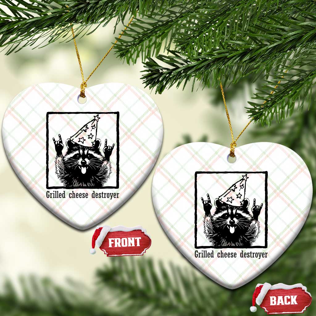 Vintage Raccoon Ceramic Ornament Retro Silly Trash Panda Meme TS10 Print Your Wear