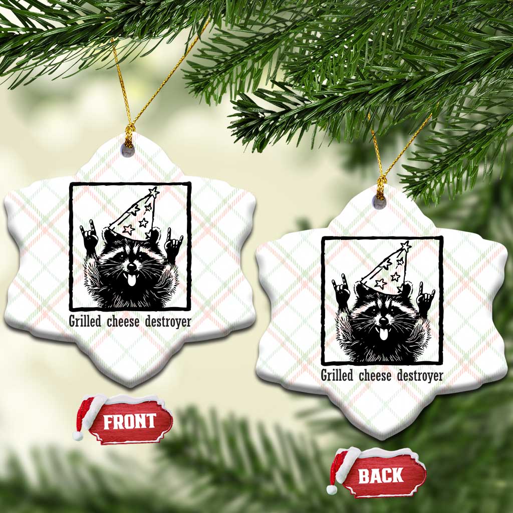 Vintage Raccoon Ceramic Ornament Retro Silly Trash Panda Meme TS10 Print Your Wear