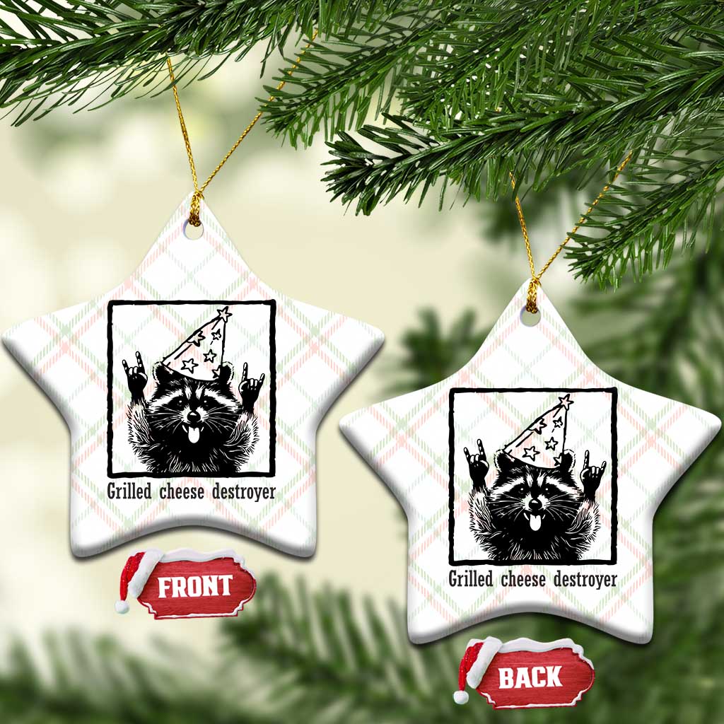 Vintage Raccoon Ceramic Ornament Retro Silly Trash Panda Meme TS10 Print Your Wear