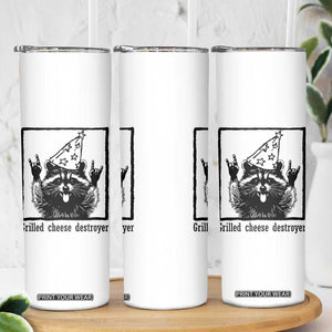 Vintage Raccoon Skinny Tumbler Retro Silly Trash Panda Meme TS10 Print Your Wear