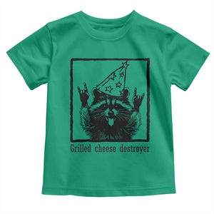 Vintage Raccoon Toddler T Shirt Retro Silly Trash Panda Meme TS10 Irish Green Print Your Wear