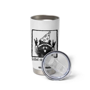Vintage Raccoon Tumbler Cup Retro Silly Trash Panda Meme TS10 Print Your Wear