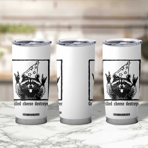 Vintage Raccoon Tumbler Cup Retro Silly Trash Panda Meme TS10 Print Your Wear