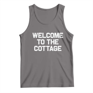 Welcome To The Cottage Tank Top TS10 Deep Heather Print Your Wear