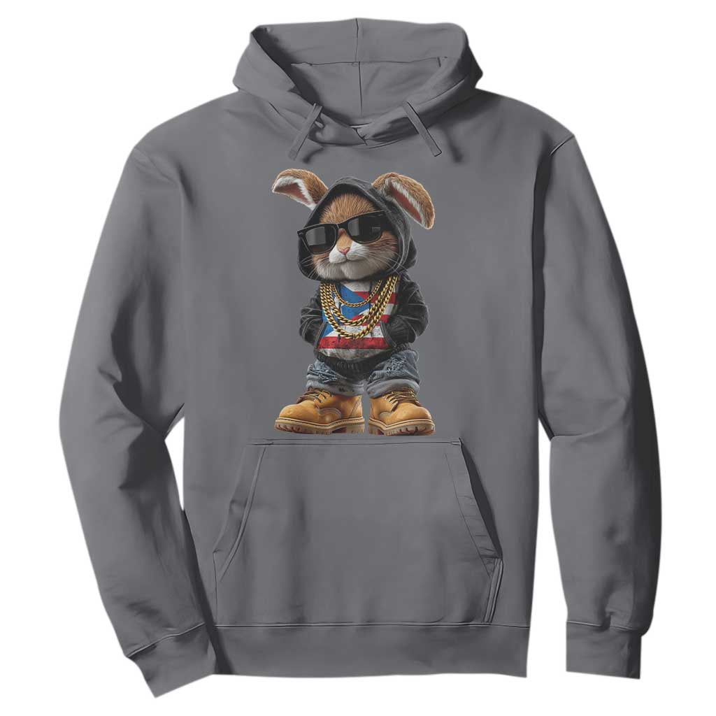 Bunny Puerto Rican Flag Hoodie Puerto Rican Taino Boricua Vibes TS10 Charcoal Print Your Wear