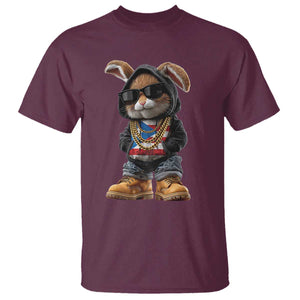 Bunny Puerto Rican Flag T Shirt Puerto Rican Taino Boricua Vibes TS10 Maroon Print Your Wear