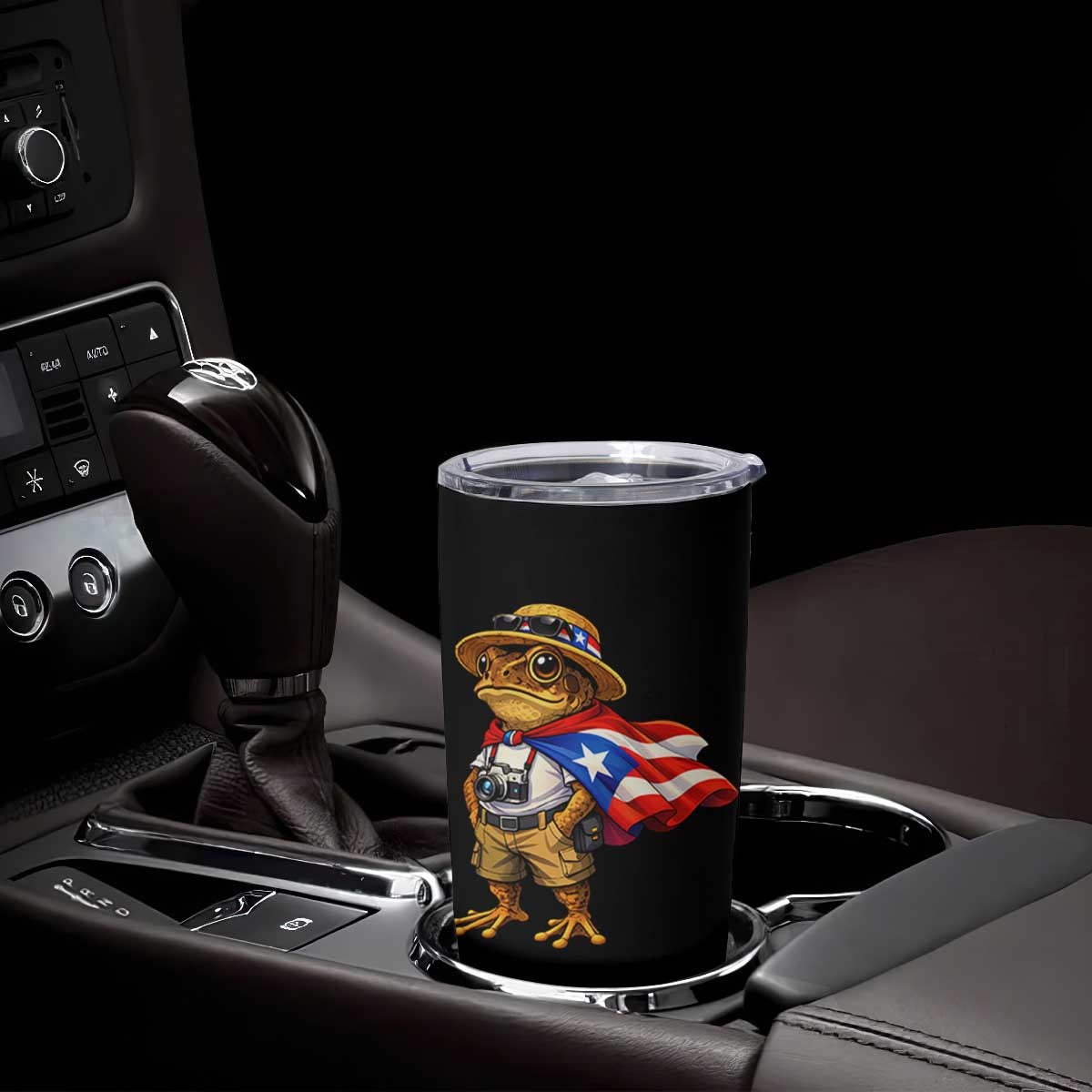 Coqui Frog Puerto Rico Flag Tumbler Cup Puerto Rican Taino Boricua Vibes TS10 Print Your Wear