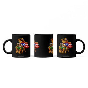 Funny Coqui Frog Puerto Rico Flag Coffee Mug Puerto Rican Taino Boricua Hispanic TS10 Print Your Wear