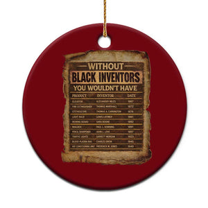 Black Inventors Ceramic Ornament Afro African Melanin Black History Month Juneteenth TS10 1pc Red Print Your Wear