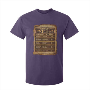 Black Inventors T Shirt For Kid Afro African Melanin Black History Month Juneteenth TS10 Purple Print Your Wear