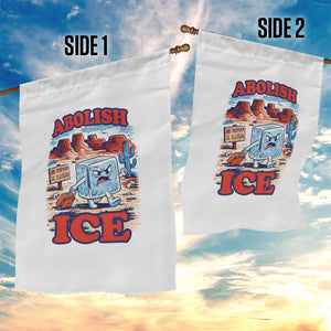 Abolish Ice Protest Garden Flag Retro Protest No Human Is Illegal TS10 Print Your Wear