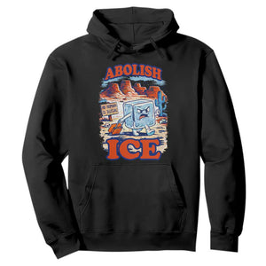 Abolish Ice Protest Hoodie Retro Protest No Human Is Illegal TS10 Black Print Your Wear