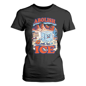 Abolish Ice Protest T Shirt For Women Retro Protest No Human Is Illegal TS10 Black Print Your Wear
