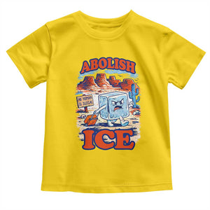 Abolish Ice Protest Toddler T Shirt Retro Protest No Human Is Illegal TS10 Daisy Print Your Wear