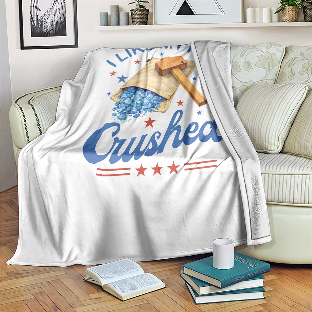 Subtle Abolish ICE Throw Blanket Funny Vintage I Like My Ice Crushed TS10 Print Your Wear