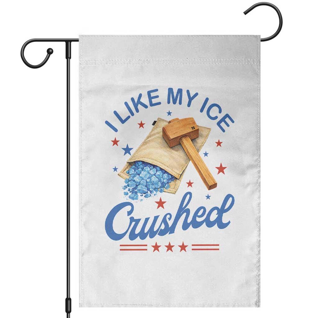 Subtle Abolish ICE Garden Flag Funny Vintage I Like My Ice Crushed TS10 White Print Your Wear