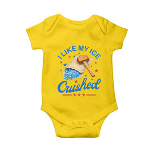 Subtle Abolish ICE Baby Onesie Funny Vintage I Like My Ice Crushed TS10 Daisy Print Your Wear