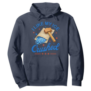 Subtle Abolish ICE Hoodie Funny Vintage I Like My Ice Crushed TS10 Navy Print Your Wear
