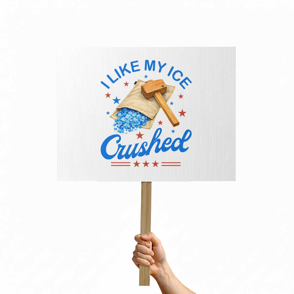 Subtle Abolish ICE Protest Sign Funny Vintage I Like My Ice Crushed TS10 Horizontal 18