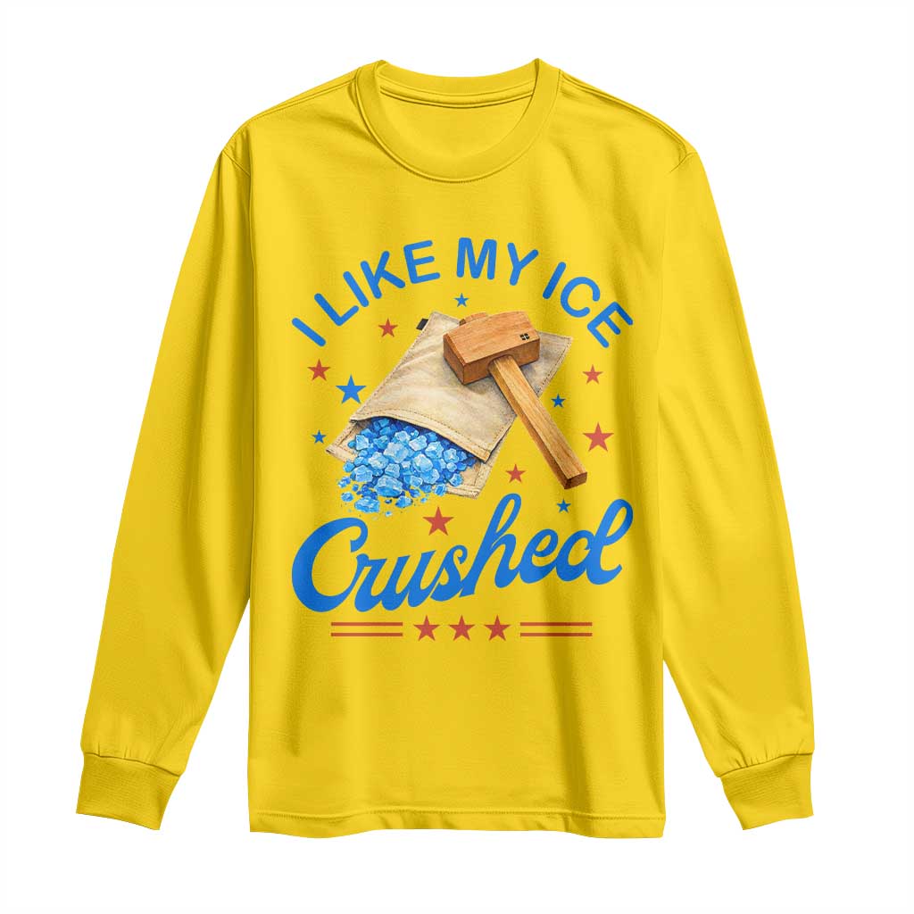Subtle Abolish ICE Long Sleeve Shirt Funny Vintage I Like My Ice Crushed TS10 Daisy Print Your Wear