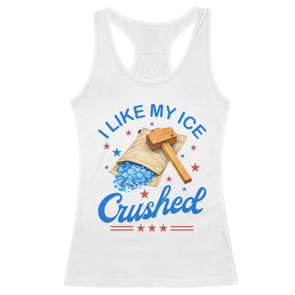 Subtle Abolish ICE Racerback Tank Top Funny Vintage I Like My Ice Crushed TS10 White Print Your Wear