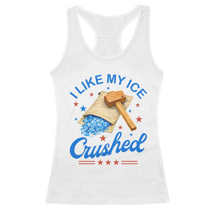 Subtle Abolish ICE Racerback Tank Top Funny Vintage I Like My Ice Crushed TS10 White Print Your Wear