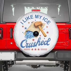 Subtle Abolish ICE Spare Tire Cover Funny Vintage I Like My Ice Crushed TS10 Black Print Your Wear