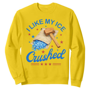Subtle Abolish ICE Sweatshirt Funny Vintage I Like My Ice Crushed TS10 Daisy Print Your Wear