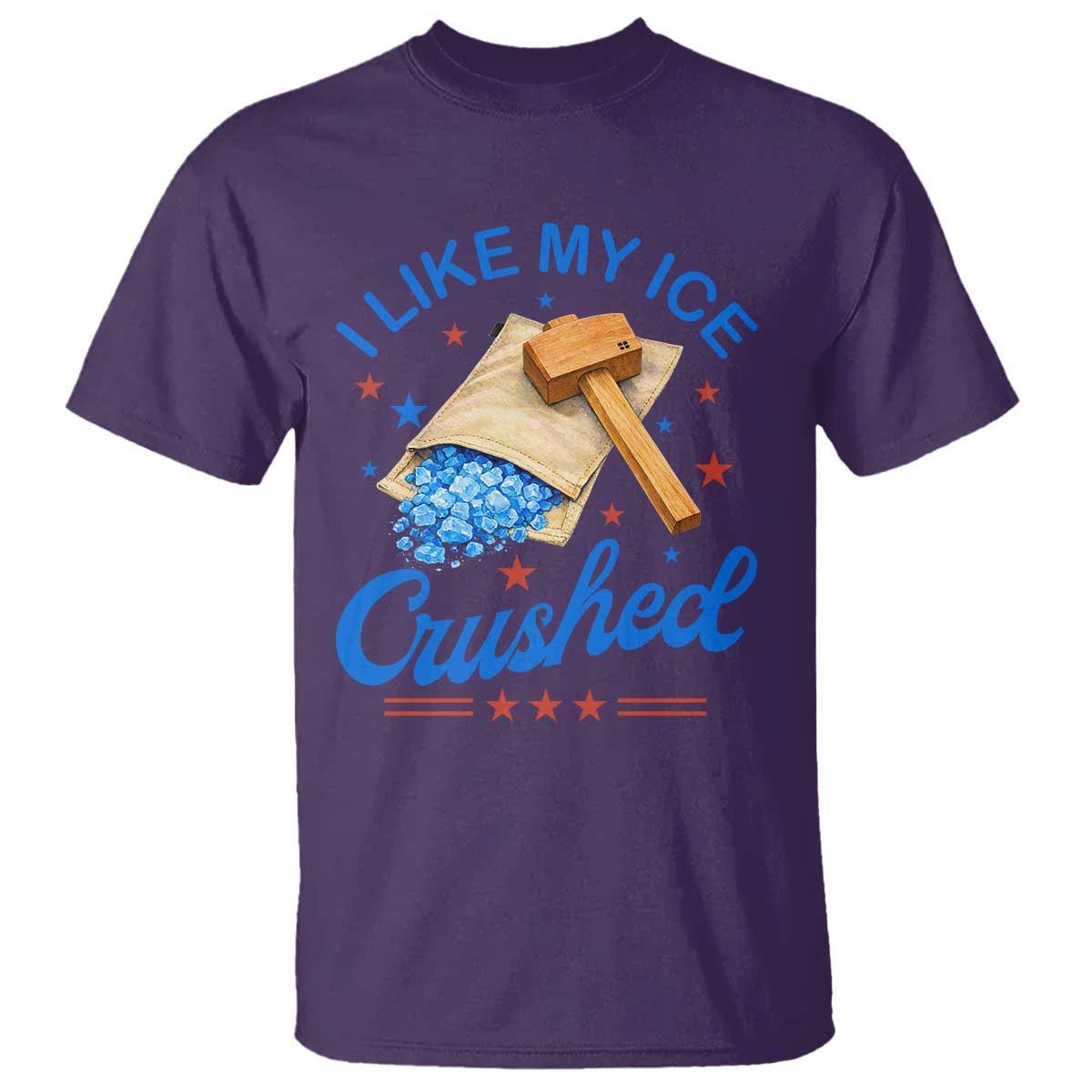 Subtle Abolish ICE T Shirt Funny Vintage I Like My Ice Crushed TS10 Purple Print Your Wear