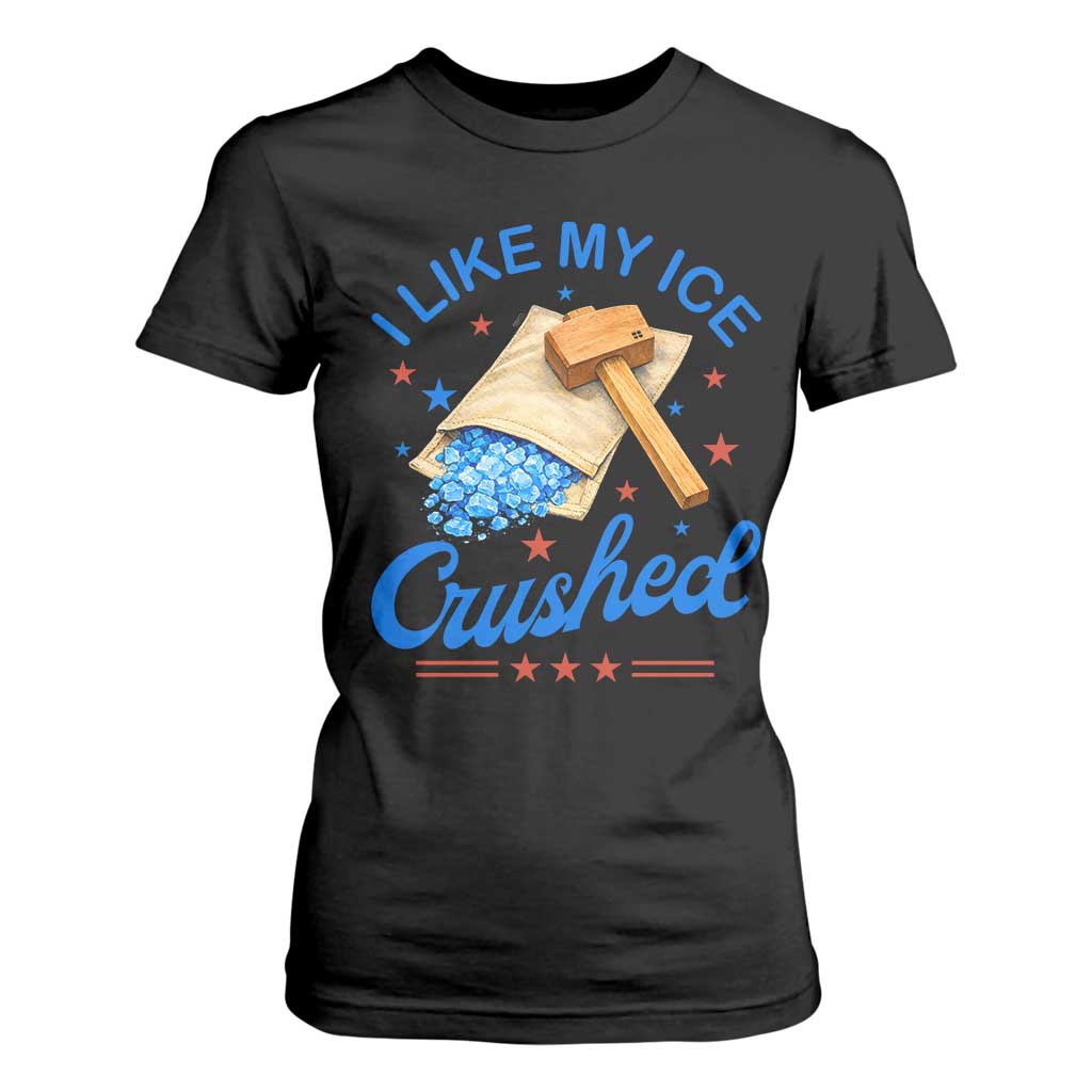 Subtle Abolish ICE T Shirt For Women Funny Vintage I Like My Ice Crushed TS10 Black Print Your Wear