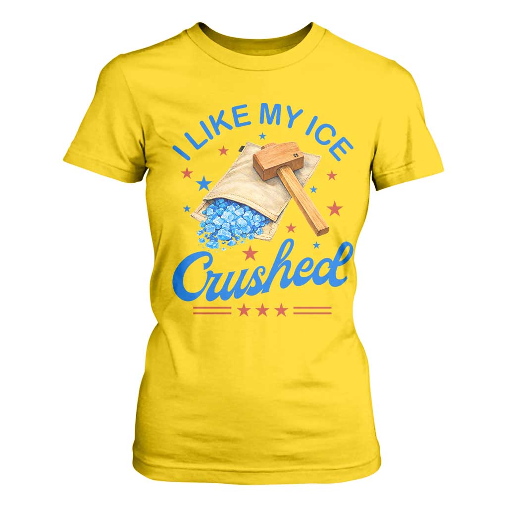 Subtle Abolish ICE T Shirt For Women Funny Vintage I Like My Ice Crushed TS10 Daisy Print Your Wear