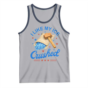 Subtle Abolish ICE Tank Top Funny Vintage I Like My Ice Crushed TS10 Athletic Heather Navy Print Your Wear