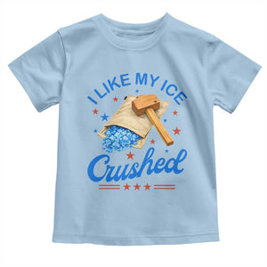 Subtle Abolish ICE Toddler T Shirt Funny Vintage I Like My Ice Crushed TS10 Light Blue Print Your Wear