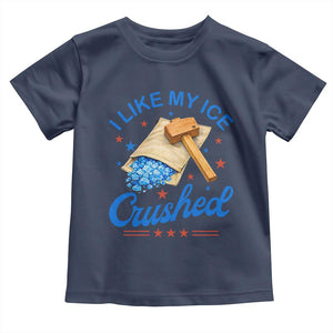 Subtle Abolish ICE Toddler T Shirt Funny Vintage I Like My Ice Crushed TS10 Navy Print Your Wear