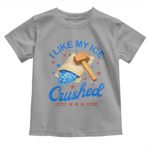 Subtle Abolish ICE Toddler T Shirt Funny Vintage I Like My Ice Crushed TS10 Sport Gray Print Your Wear