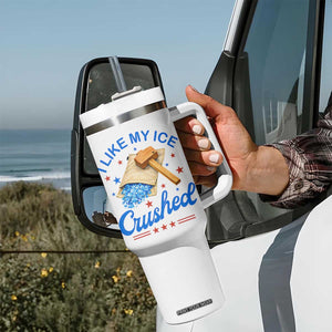 Subtle Abolish ICE Tumbler With Handle Funny Vintage I Like My Ice Crushed TS10 Print Your Wear