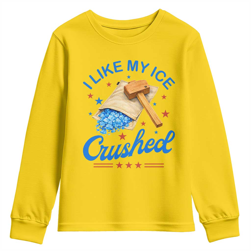 Subtle Abolish ICE Youth Sweatshirt Funny Vintage I Like My Ice Crushed TS10 Daisy Print Your Wear
