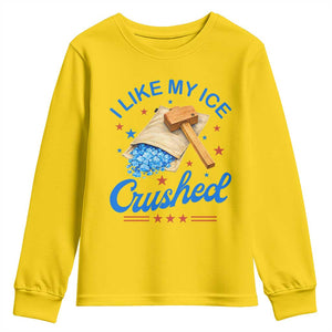 Subtle Abolish ICE Youth Sweatshirt Funny Vintage I Like My Ice Crushed TS10 Daisy Print Your Wear