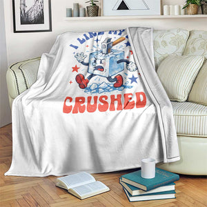Subtle Abolish ICE Throw Blanket Vintage I Like My Ice Crushed TS10 Print Your Wear