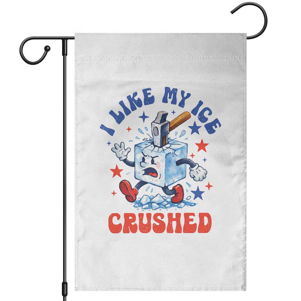 Subtle Abolish ICE Garden Flag Vintage I Like My Ice Crushed TS10 White Print Your Wear