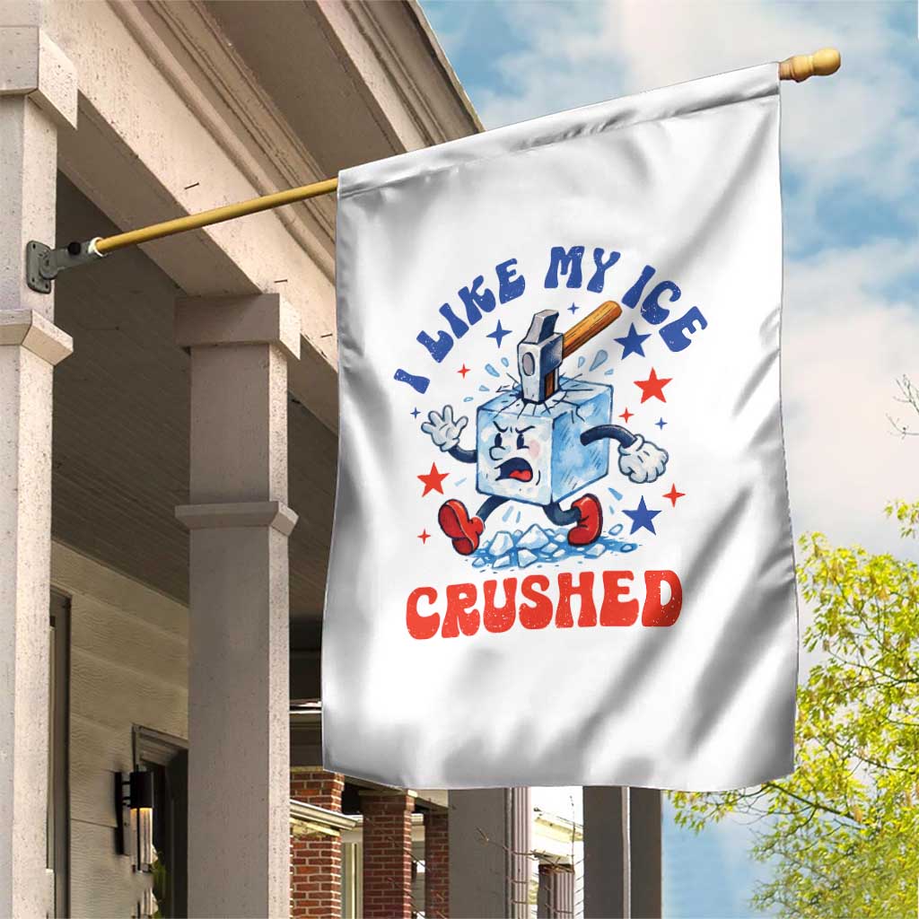 Subtle Abolish ICE Garden Flag Vintage I Like My Ice Crushed TS10 Print Your Wear