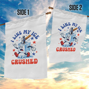 Subtle Abolish ICE Garden Flag Vintage I Like My Ice Crushed TS10 Print Your Wear
